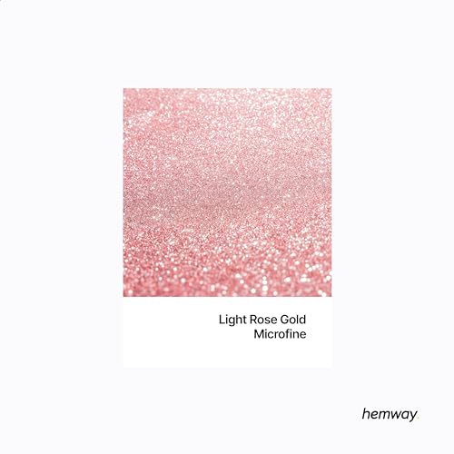 Resin Glitter Light Rose Gold 100g Microfine (3.5274 Ounce)
