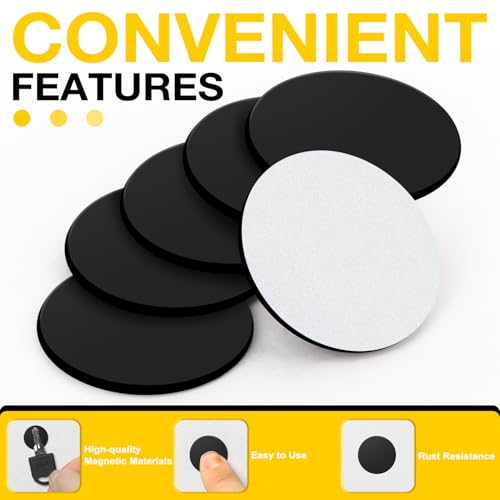 Magnets with Adhesive Backing 300Pcs Rounds 0.8 x 0.04inch