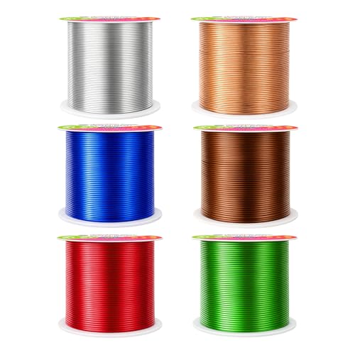 22 GA Green Brown Red Assorted Anodized Aluminum Craft Wire (450 Foot)