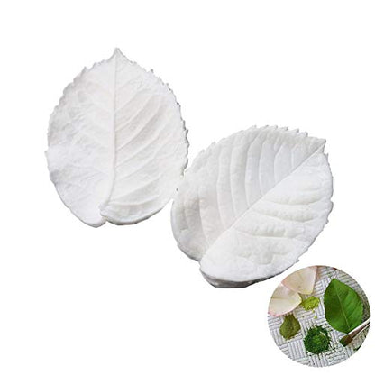 Leaf Petal Veiner Gum Paste Mold Sugar Craft Tools Rose Flower Leaf Vein Double Veiners Mold