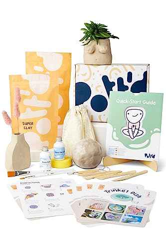 Pottery Kit Air Dry Clay Kit for Adults & Beginners