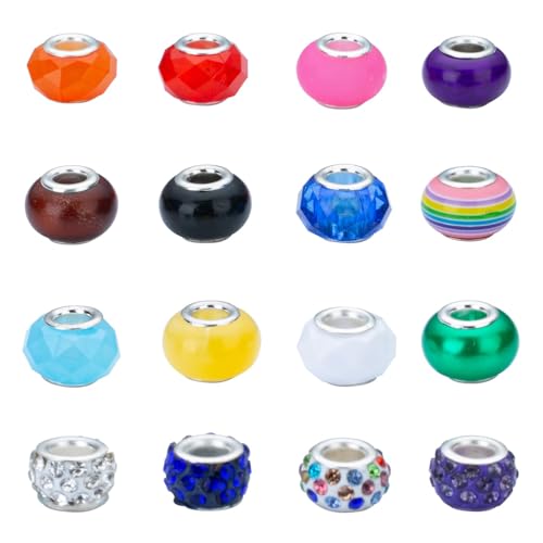 Rainbow Large Hole Beads (200 Count)