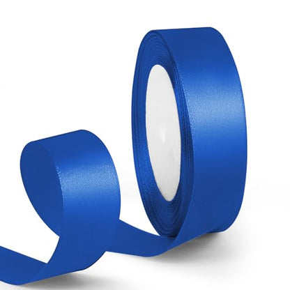 1 Inch 25 Yards Satin Ribbon Royal Blue