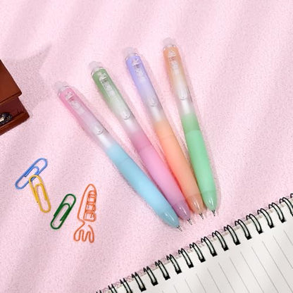 4P Erasable Gel Pens & 10 Pcs Refills (14 Count)