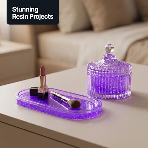 Craft Glitter Shaker Fluorescent Purple 130g Fine (3.8 Ounce)