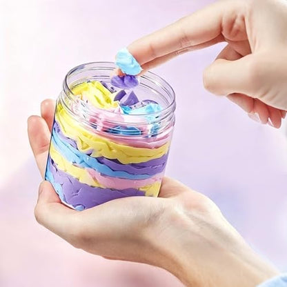 36 Pack 6 OZ Plastic Jars Clear Cosmetic Container with Lids (36 Count)