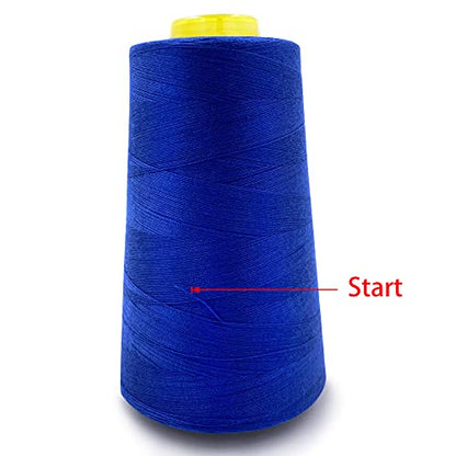 4 Cones of 3000 Yards Each Spool Thread for All Purpose (36000 Foot)