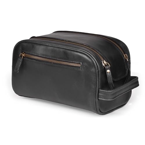 Leather Toiletry Bag for Men