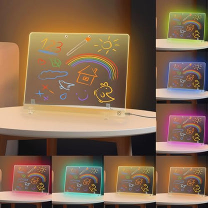 LED Doodle Glow Note Board 13.7"X10"