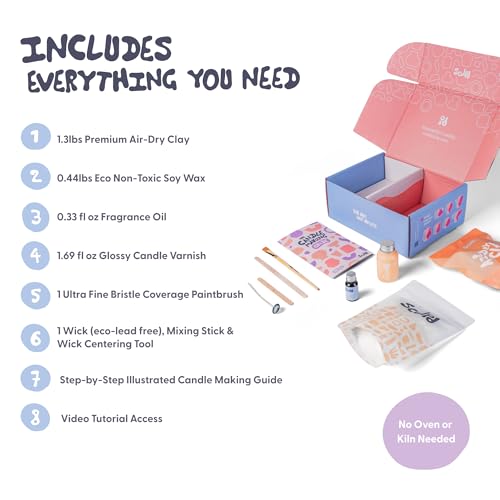 Candle Making & Pottery Kit