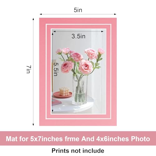 10 Pack 5x7 Colorful Picture Mats