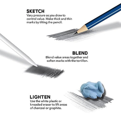 Sketch Pencils for Drawing (8 Count)