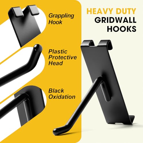 Gridwall Hooks 8 Inch (60 Count)