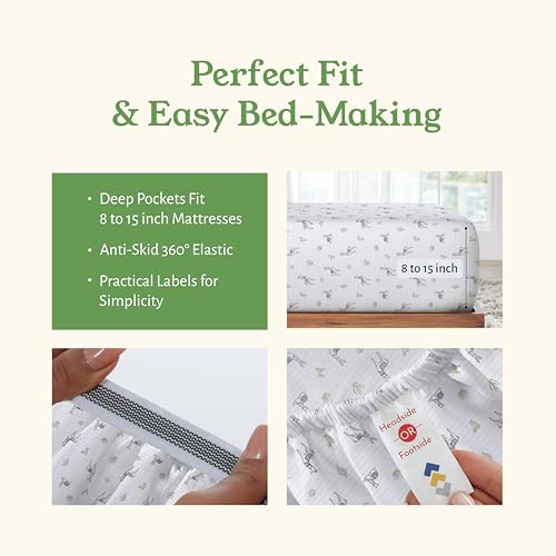Organic Cotton Deep Pocket Queen Sheets