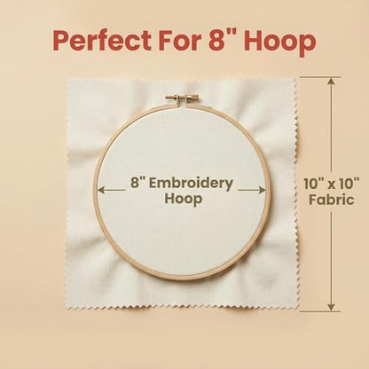 Embroidery Fabric Squares Cotton