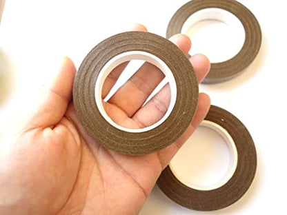 4 Rolls 1 2 Inch Floral Tapes Florist Wraps for Bouquet Stem and Flowers Making Craft Projects (360 Foot)