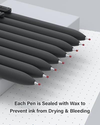 8 Pcs Gel Pens with Fidget Clip (8 Count)