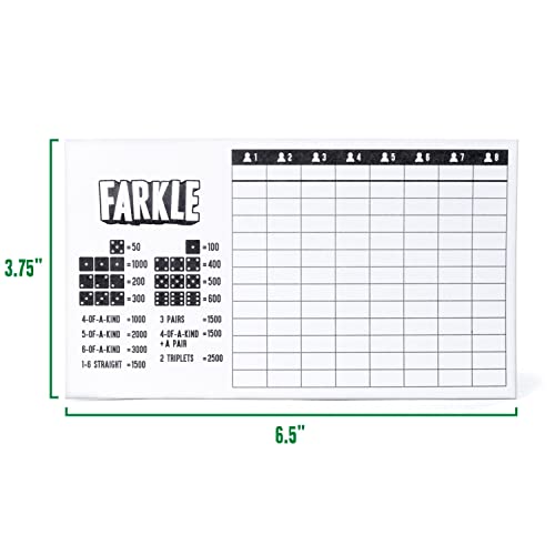 Farkle Scorecards
