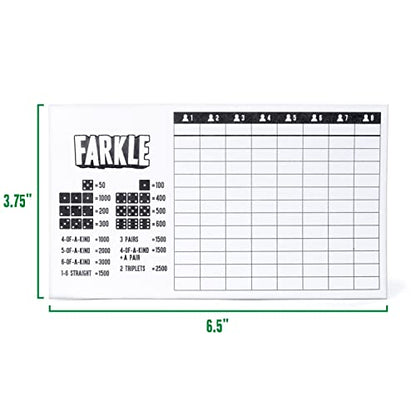 Farkle Scorecards