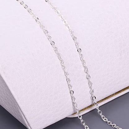 80ft Necklace Chains Jewelry Making Chain Link Rolls Bulk 2mm (80 Foot)