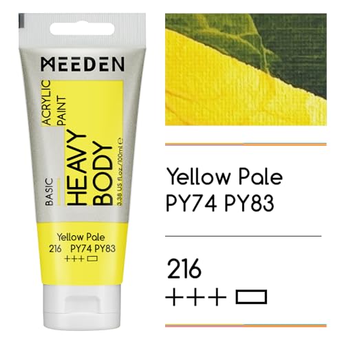 Acrylic Paint Yellow Pale (6.76 Fl Oz)