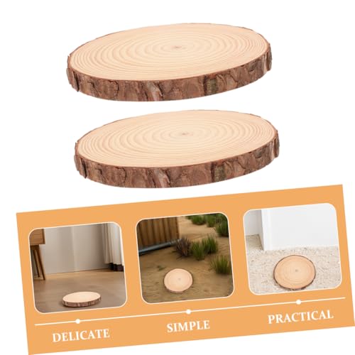 2pcs Maple Leaf Stepping Stones for Outdoor Landscape Wooden Pathway Stones Slip Surface for Garden