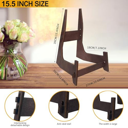 15.5 Inch Large Plate Stands for Display