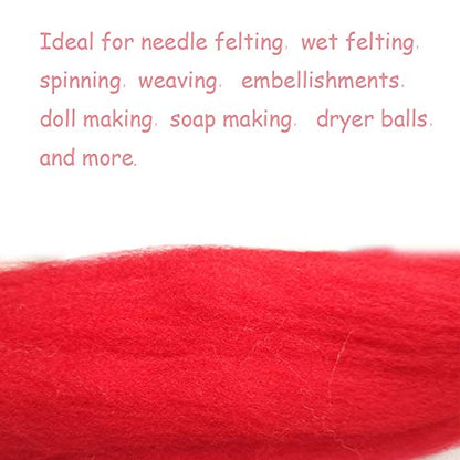 Wool Roving Bulk (8.8 Ounce)