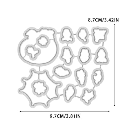 Halloween Clear Silicone stampReusable Stamp with Pumpkins
