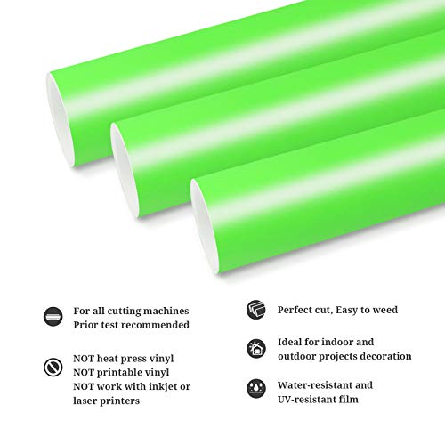 Permanent Adhesive Vinyl 12" x 10ft (10 Foot)
