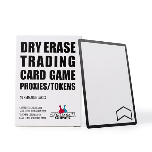 Dry Erase Trading Card Game Tokens (40 Count)