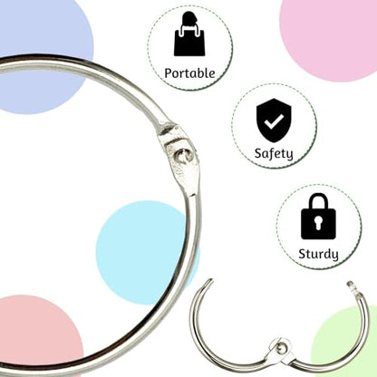 100 Pcs Binder Rings (100 Count)