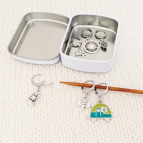 Happy Camper Removable Stitch Markers