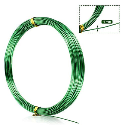 1 Roll Aluminum Wire for Jewelry Making (32.8 Foot)