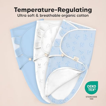 Newborn Swaddles with Zippers (3 Count)