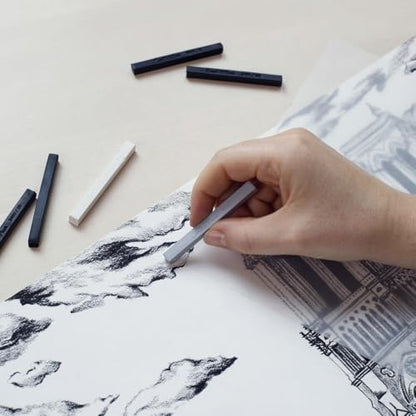 12 Count 2B Sketching Crayons Set