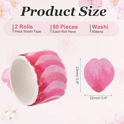 2 Rolls Petal Washi Tape