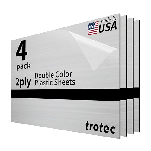 Metallic Looking Acrylic Sheet (4 Count)