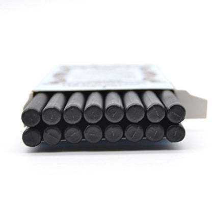 Black Mini Glue Gun Sealing Wax Stick for Hallowen Decor (16 Count)