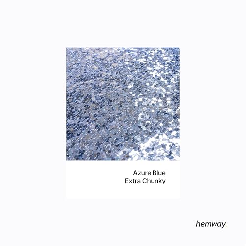 Resin Glitter Azure Blue 100g Extra Chunky (3.5274 Ounce)