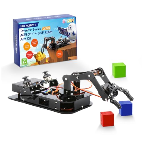 4DOF Robotic Arm Kit for Kids Compatible with Arduino IDE