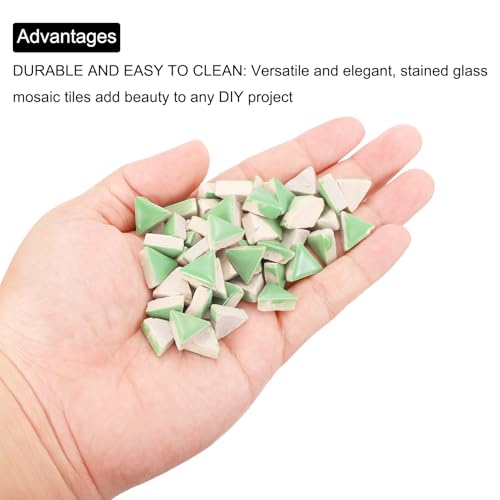 200g Ceramic Mosaic Tiles for Crafts Bulk
