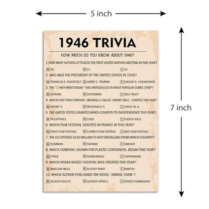 80th Birthday Party Games (30 Count)