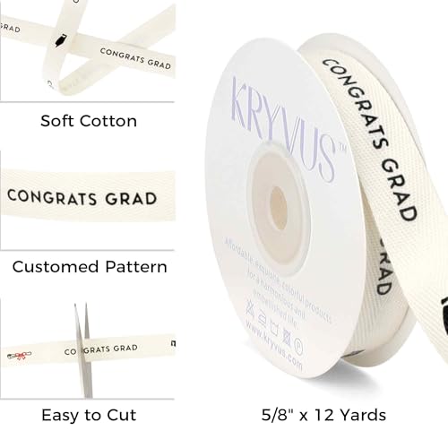 Graduation Cotton Ribbon 5 (36 Foot)