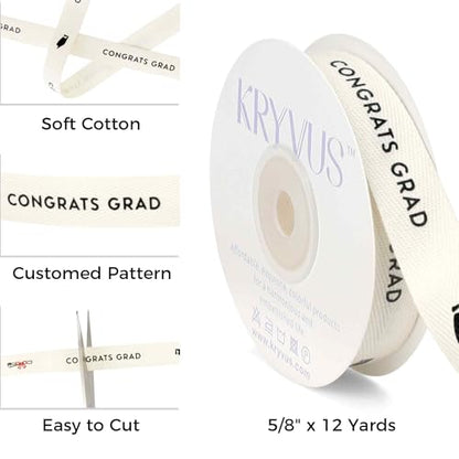 Graduation Cotton Ribbon 5 (36 Foot)