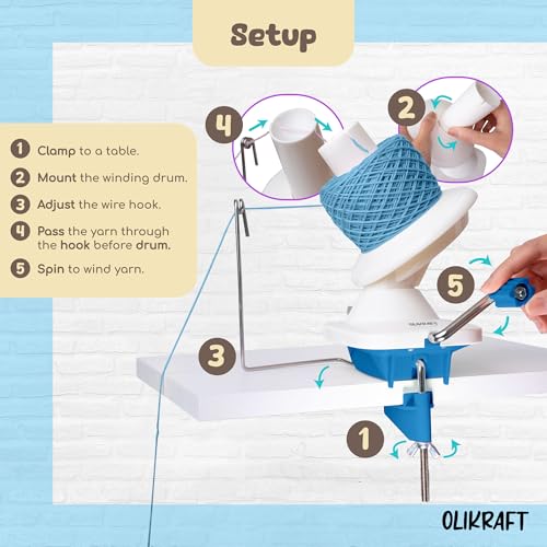 Manual Yarn Ball Winder