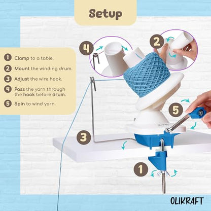 Manual Yarn Ball Winder
