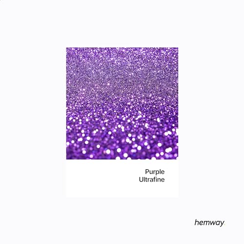 Resin Glitter Purple 100g Ultrafine Polyurethane & Epoxy Glitter (3.5 Ounce)