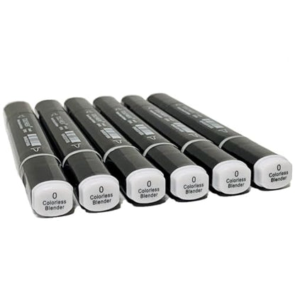 6 Pack Blender Colorless Alcohol Markers (6 Count)