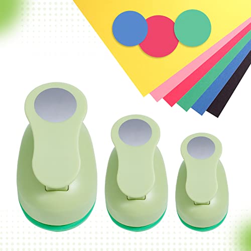 Circle Punch 2+1.5+1 Inch Paper Punch 3 Pcs Paper Punches for Crafting